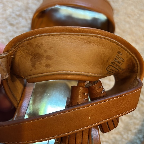 Coach Guileietta Leather and Cork Platform Sandals - Picture 13 of 13